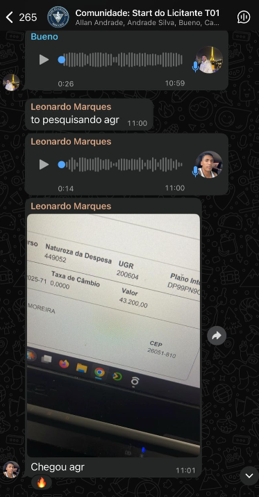 Resultado de aluno 1