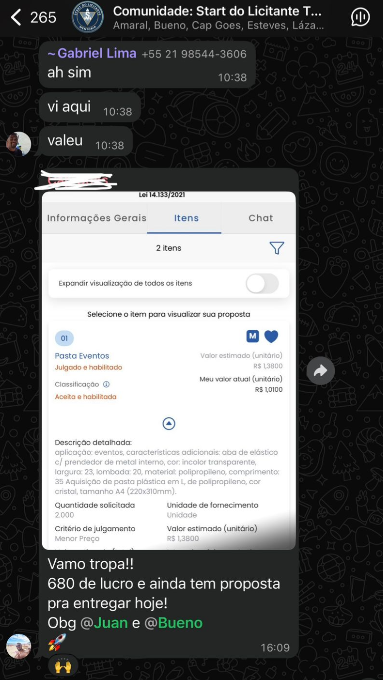 Resultado de aluno 2